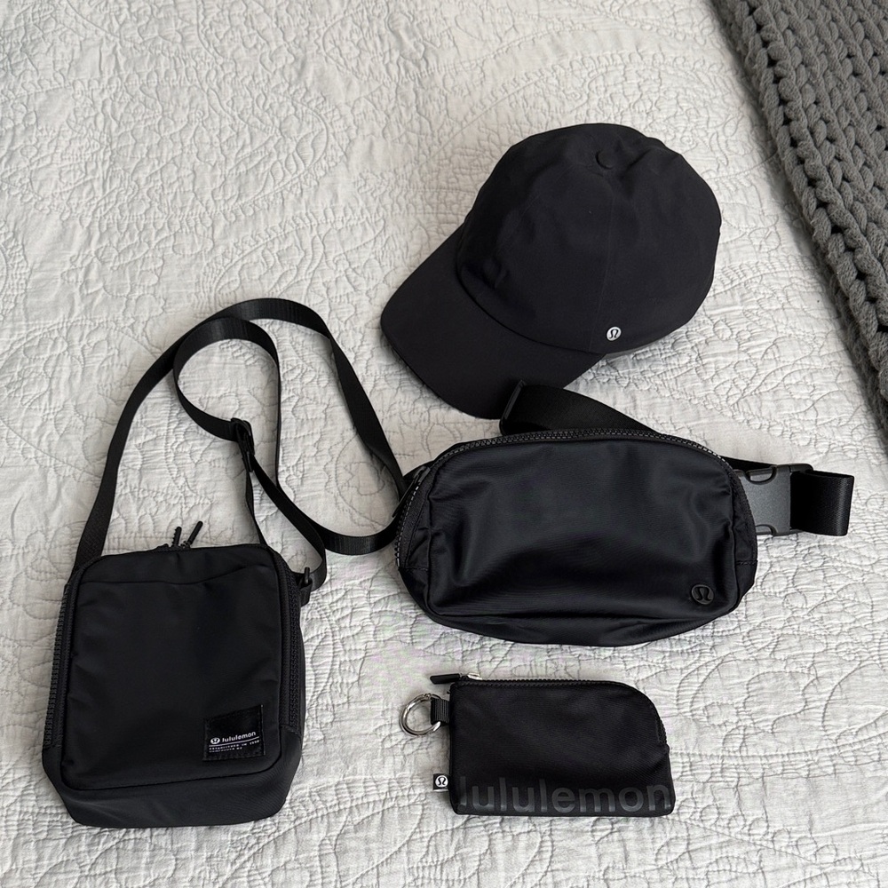 Lululemon Classic Black Accessories Bundle